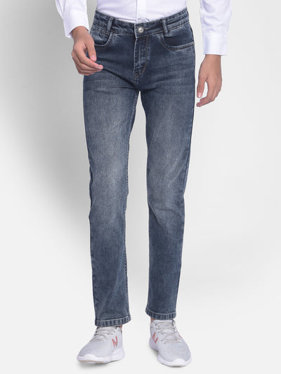 Blue Denim Jeans-Boys Jeans-Crimsoune Club