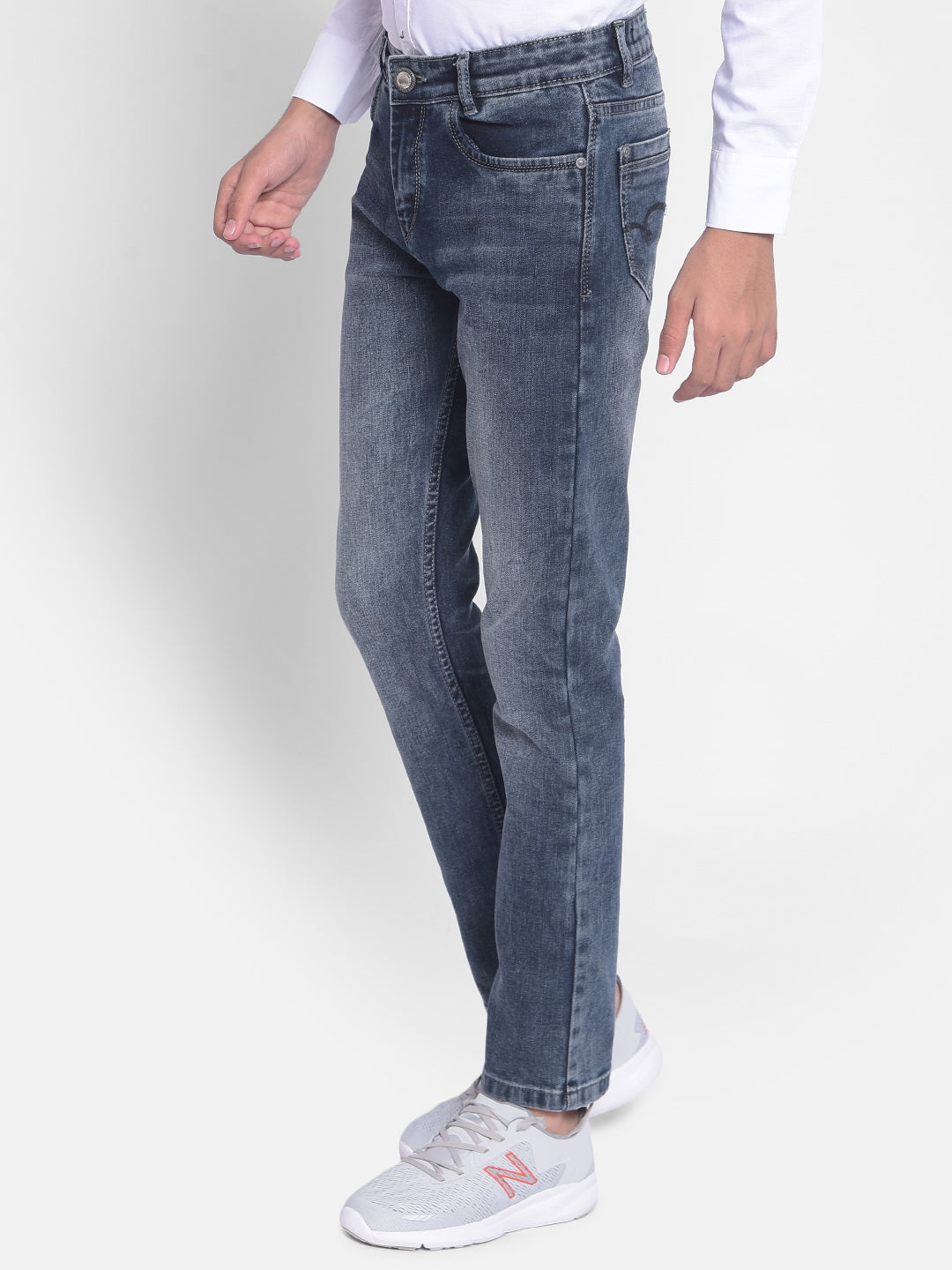 Blue Denim Jeans-Boys Jeans-Crimsoune Club