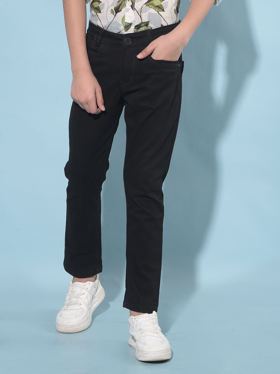 Black Stretchable Jeans-Boys Jeans-Crimsoune Club