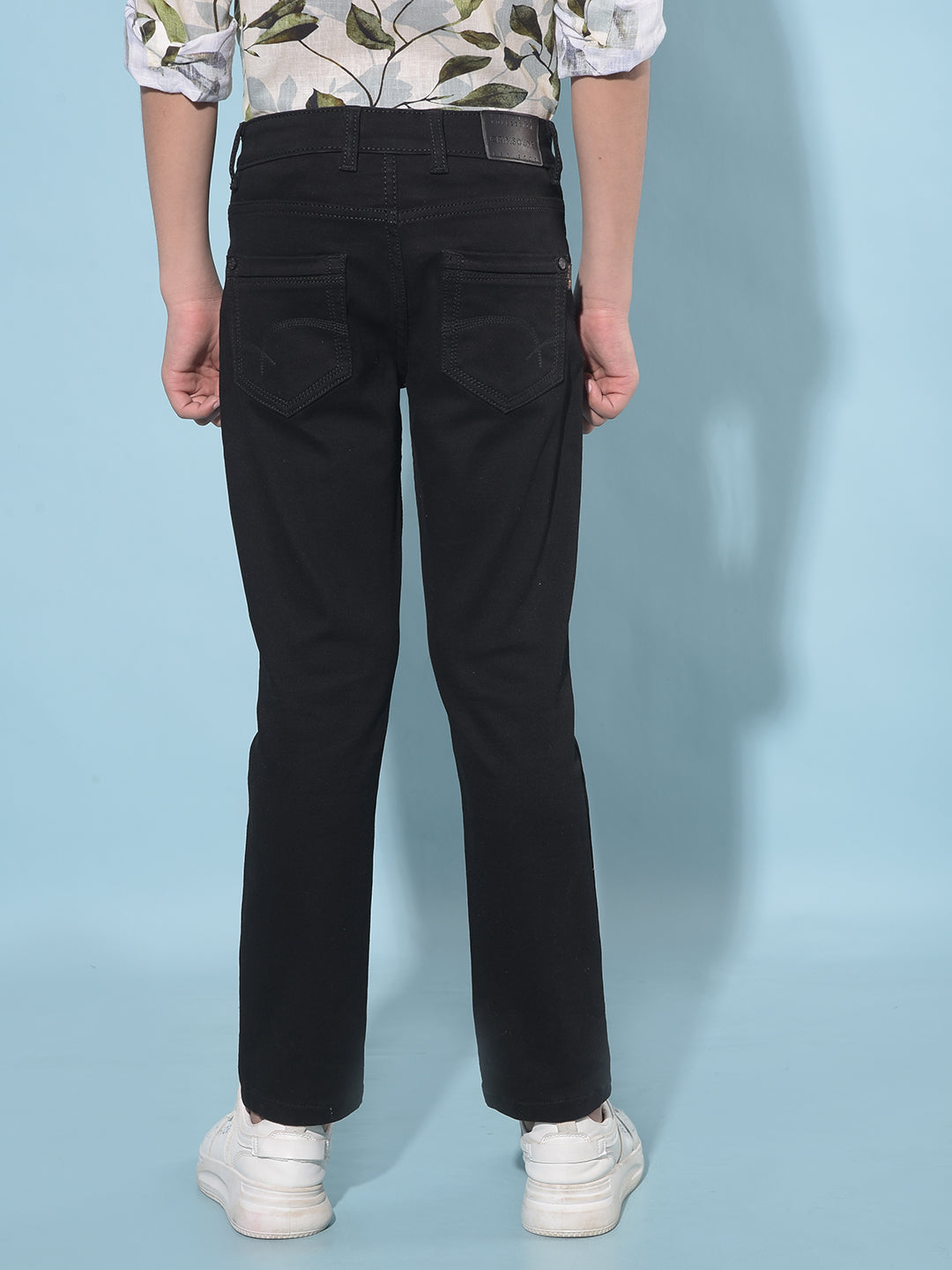 Black Stretchable Jeans-Boys Jeans-Crimsoune Club