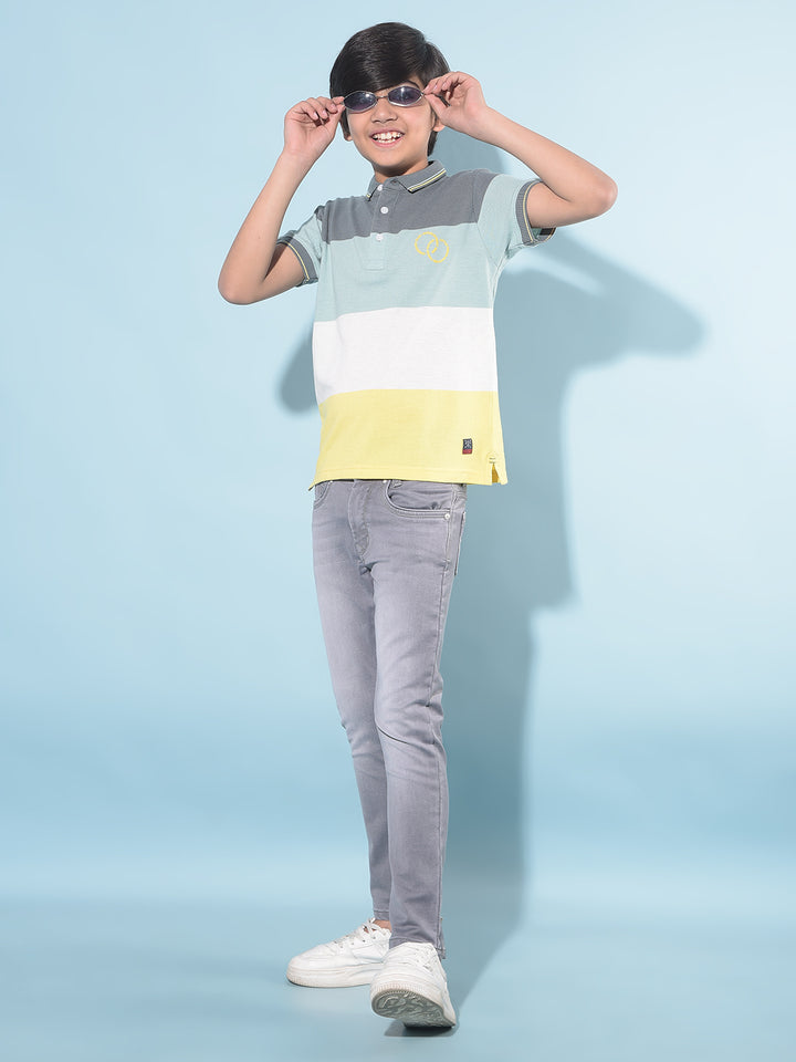 Grey Stretchable Jeans-Boys Jeans-Crimsoune Club
