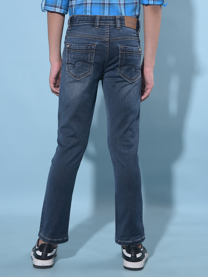 Grey Stretchable Cotton Jeans-Boys Jeans-Crimsoune Club