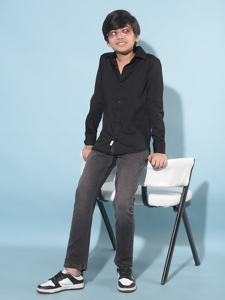 Grey Stretchable Jeans-Boys Jeans-Crimsoune Club
