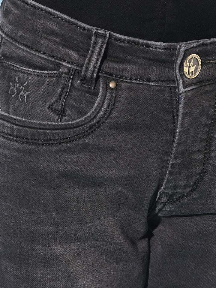 Grey Stretchable Jeans-Boys Jeans-Crimsoune Club