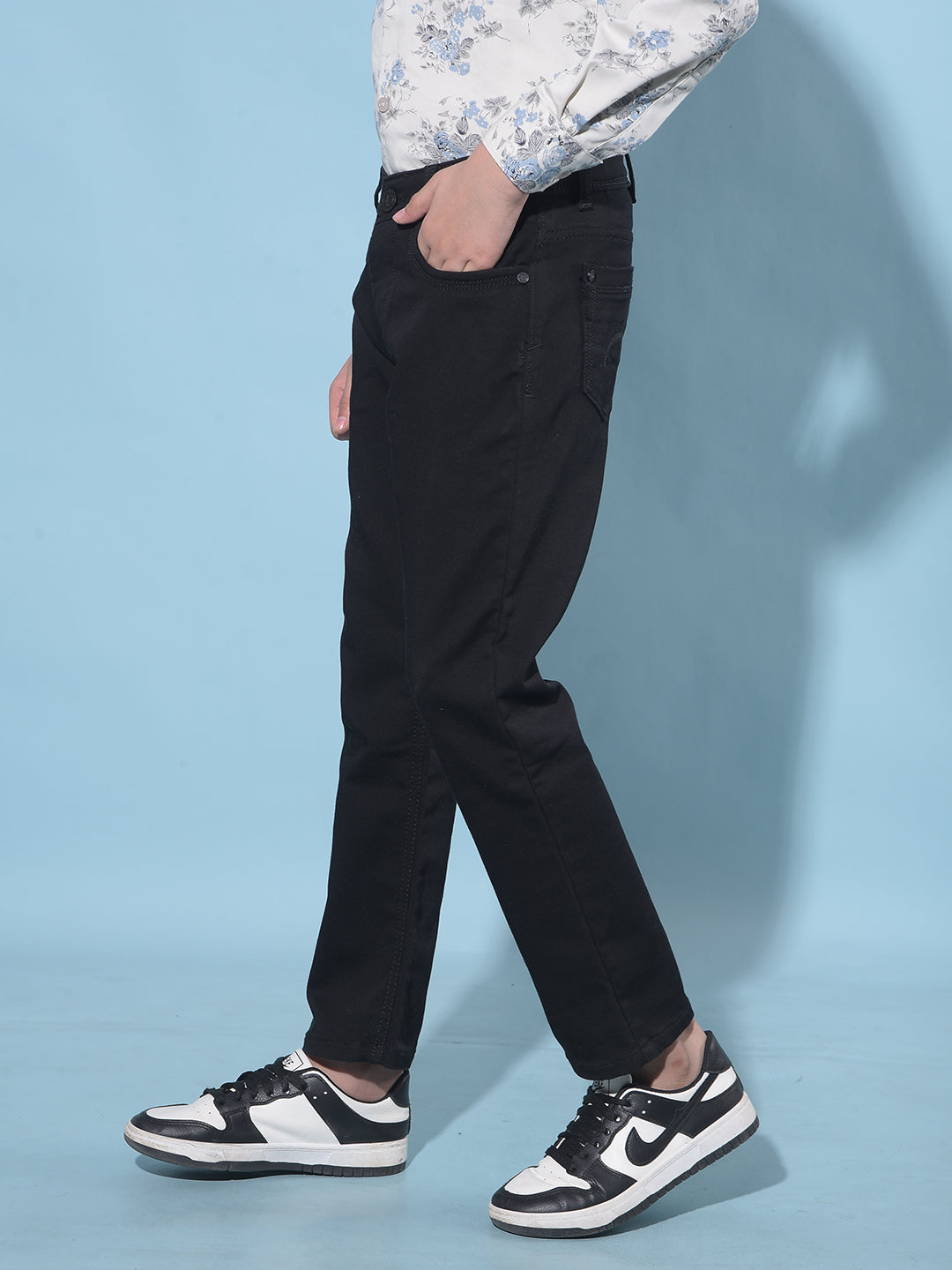 Black Stretchable Jeans-Boys Jeans-Crimsoune Club