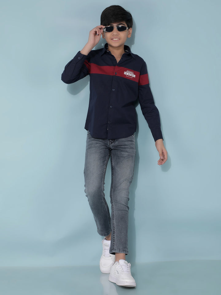 Black Stretchable Cotton Jeans-Boys Jeans-Crimsoune Club