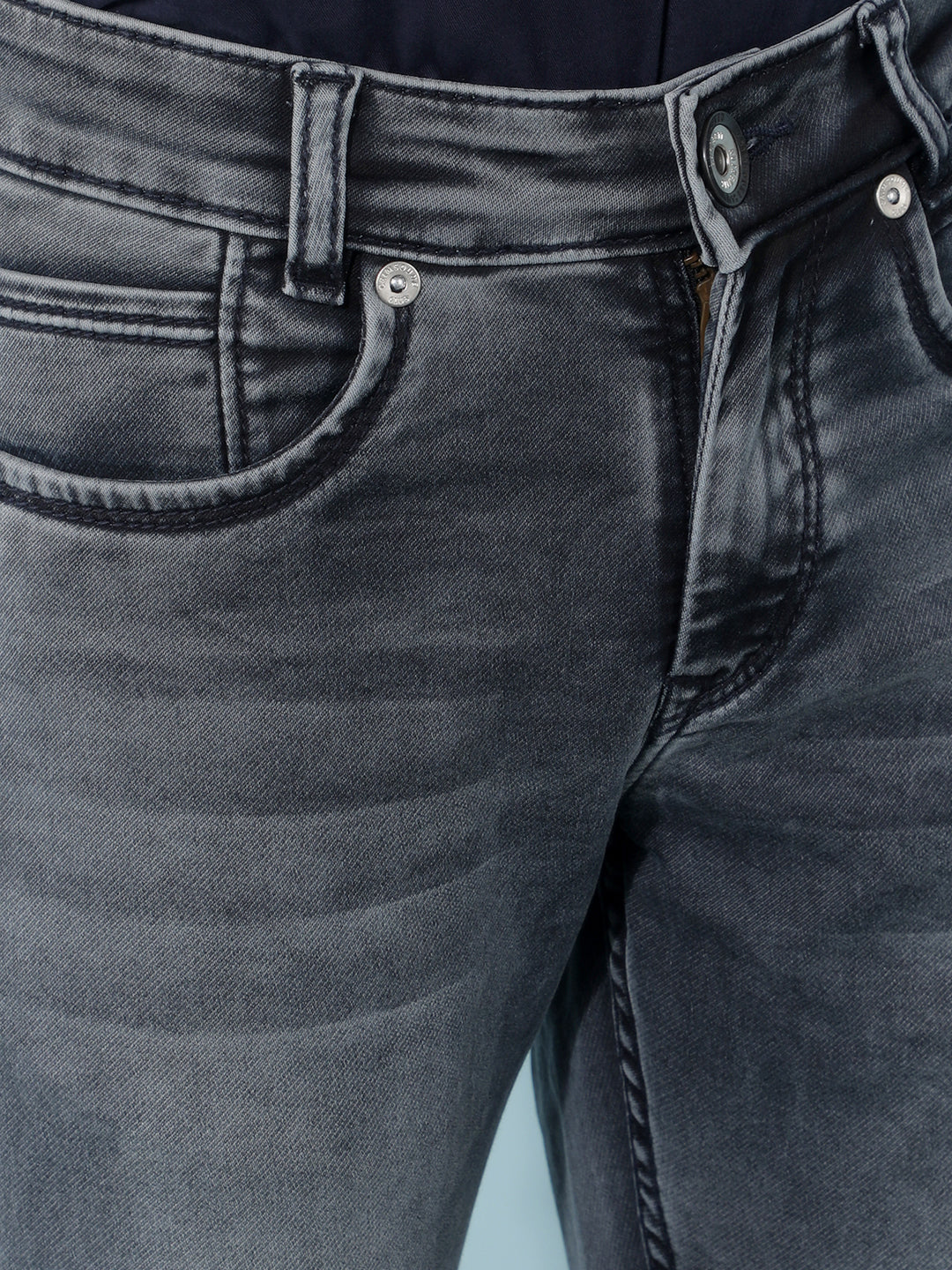 Black Stretchable Cotton Jeans-Boys Jeans-Crimsoune Club