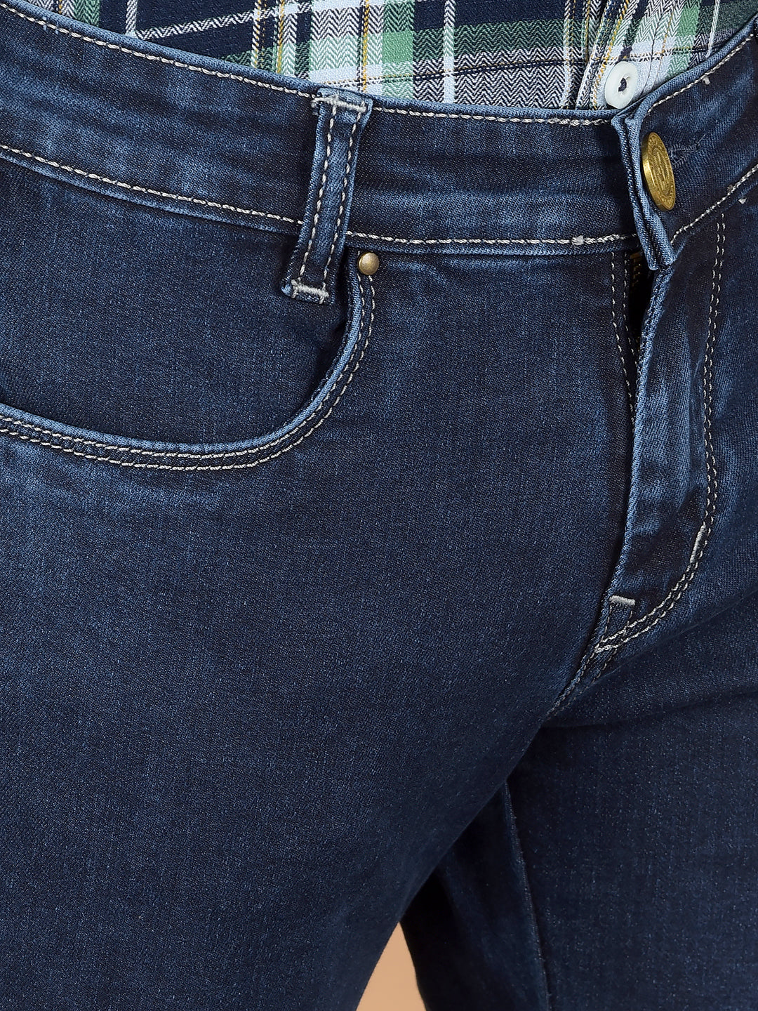 Blue Cargo Jeans-Boys Jeans-Crimsoune Club