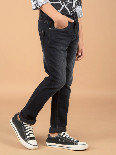 Black Jeans-Boys Jeans-Crimsoune Club