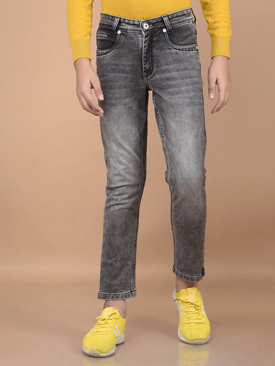 Grey Jeans-Boys Jeans-Crimsoune Club