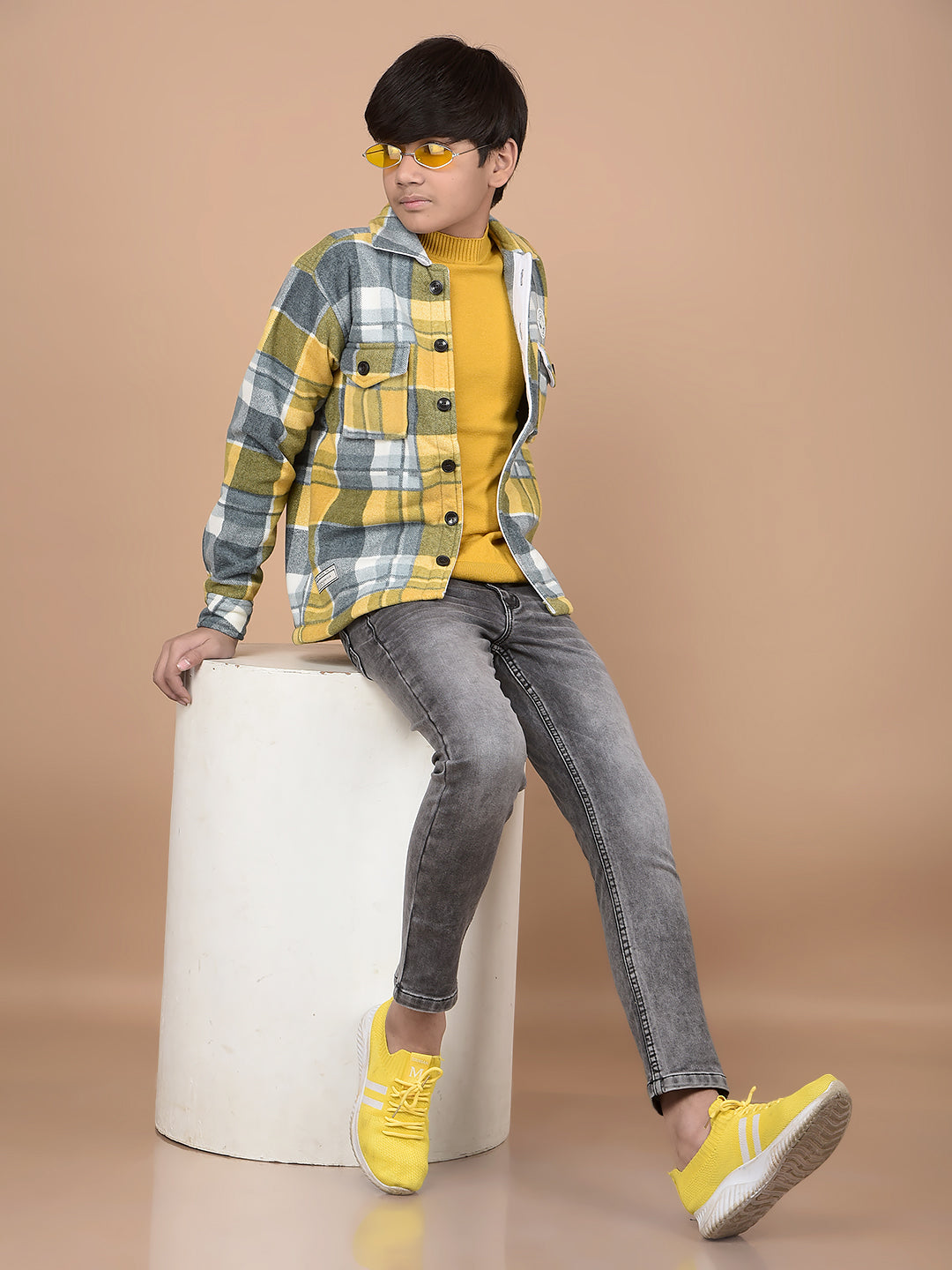 Grey Jeans-Boys Jeans-Crimsoune Club