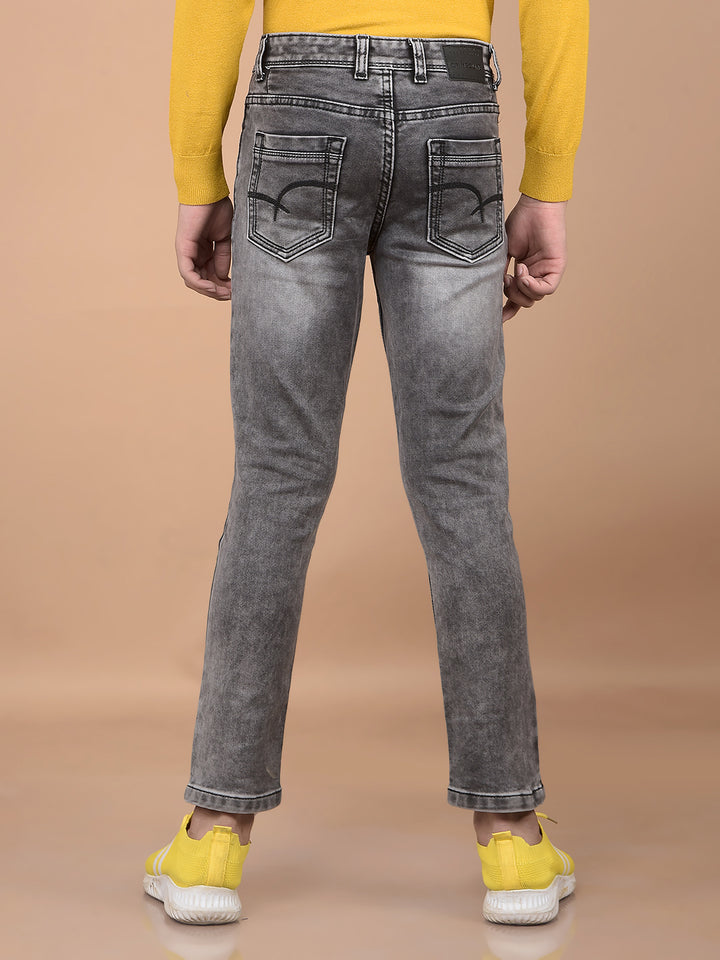 Grey Jeans-Boys Jeans-Crimsoune Club