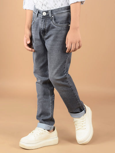 Grey Jeans-Boys Jeans-Crimsoune Club