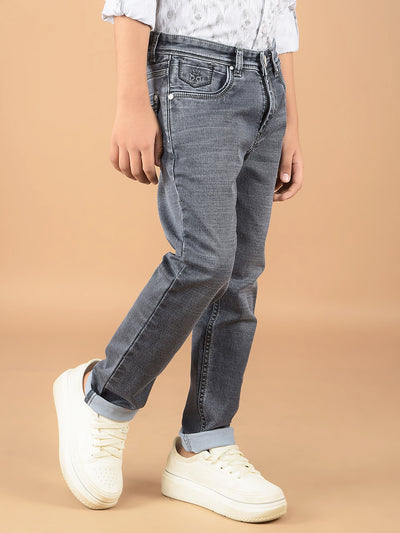 Grey Jeans-Boys Jeans-Crimsoune Club