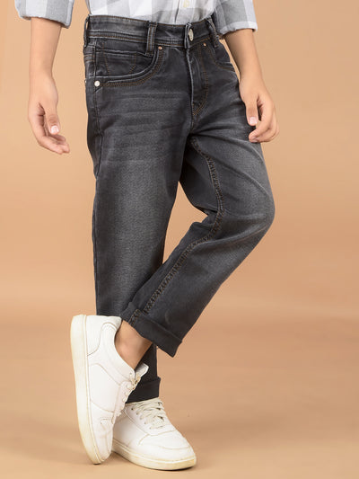 Grey Jeans-Boys Jeans-Crimsoune Club