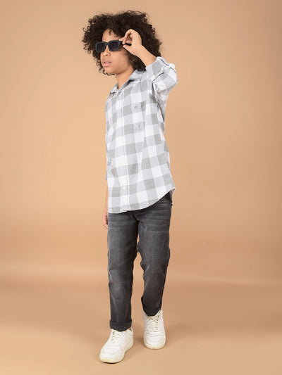 Grey Jeans-Boys Jeans-Crimsoune Club