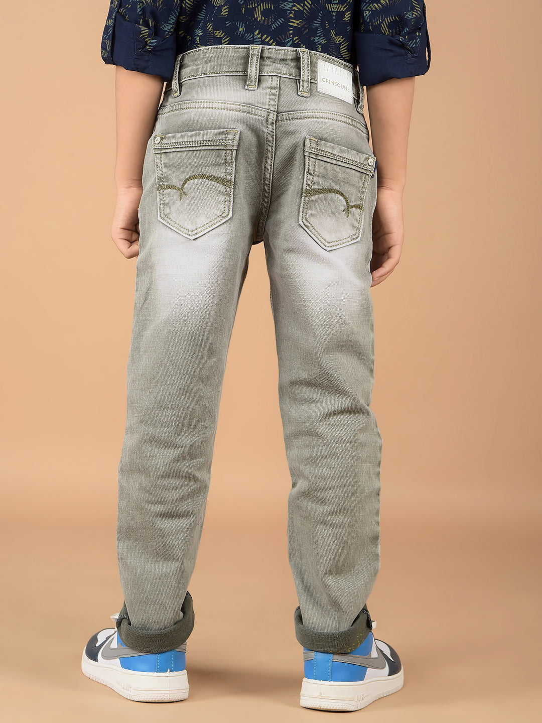 Olive Jeans-Boys Jeans-Crimsoune Club