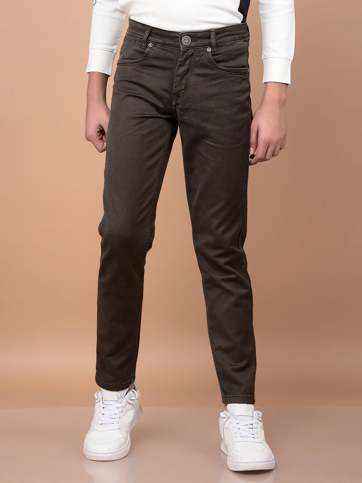 Brown Jeans-Boys Jeans-Crimsoune Club