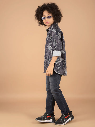 Grey Jeans-Boys Jeans-Crimsoune Club