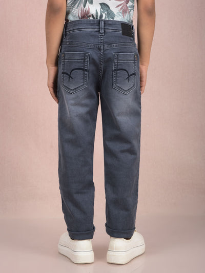 Grey Jeans-Boys Jeans-Crimsoune Club