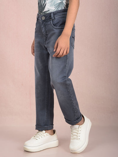 Grey Jeans-Boys Jeans-Crimsoune Club