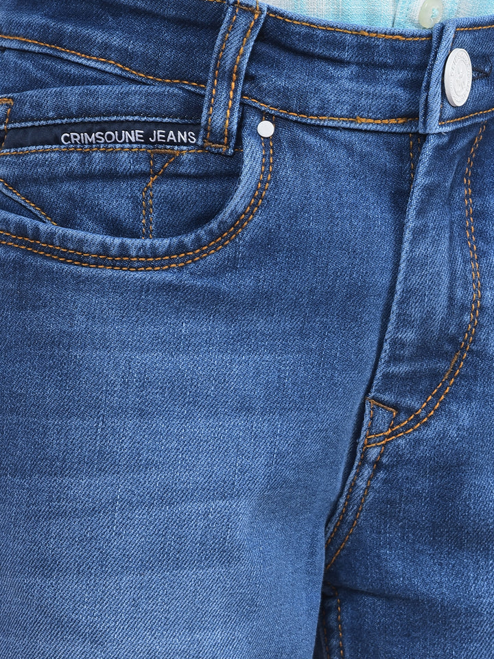 Blue Straight Jeans-Boys Jeans-Crimsoune Club