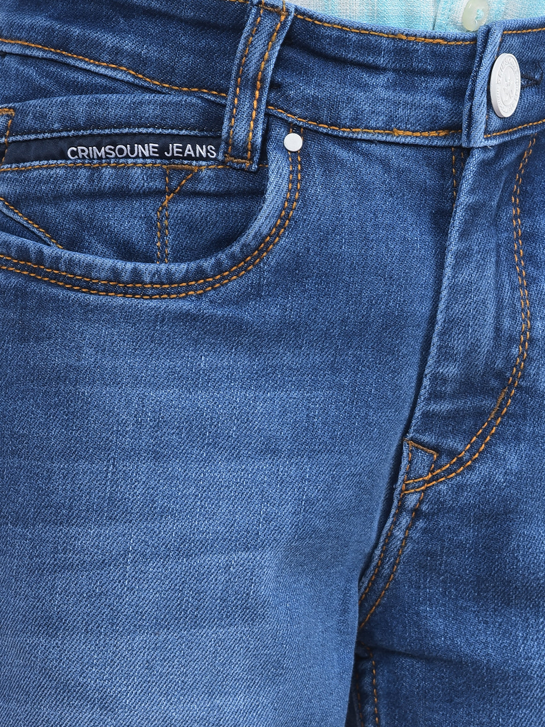 Blue Straight Jeans-Boys Jeans-Crimsoune Club