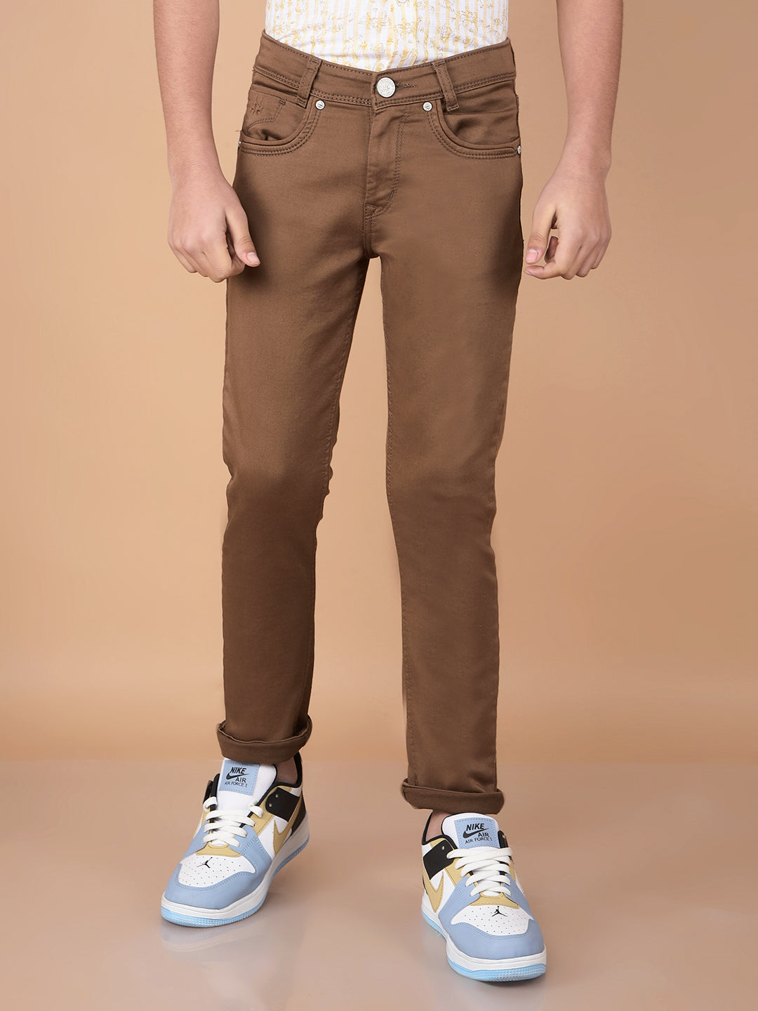 Brown Jeans-Boys Jeans-Crimsoune Club