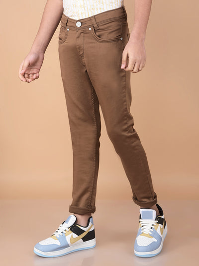 Brown Jeans-Boys Jeans-Crimsoune Club