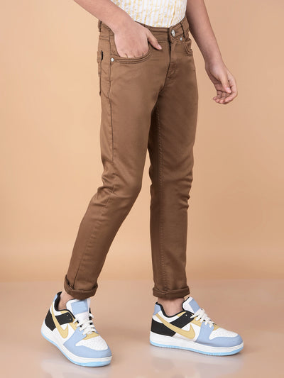 Brown Jeans-Boys Jeans-Crimsoune Club