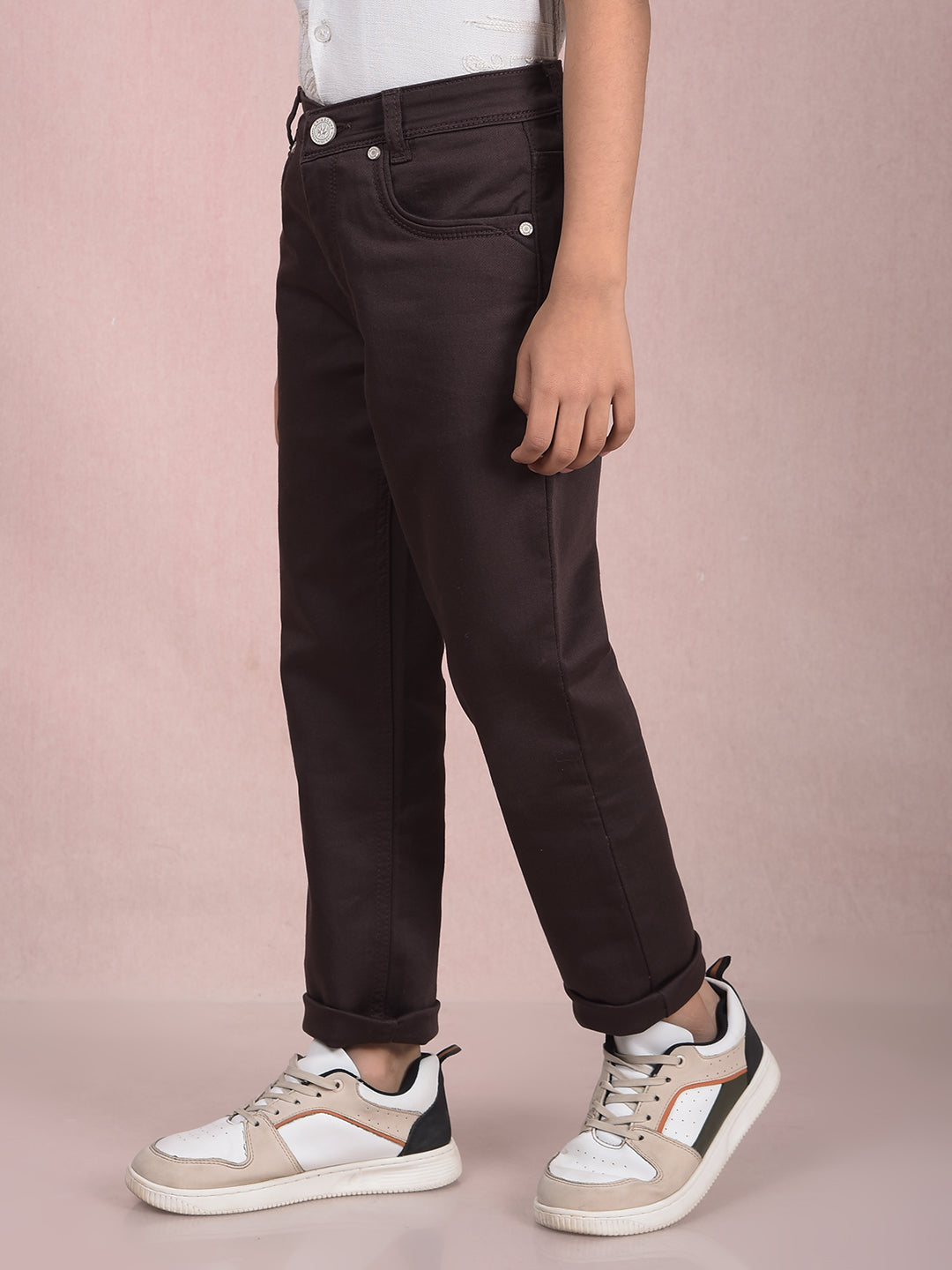 Brown Jeans-Boys Jeans-Crimsoune Club