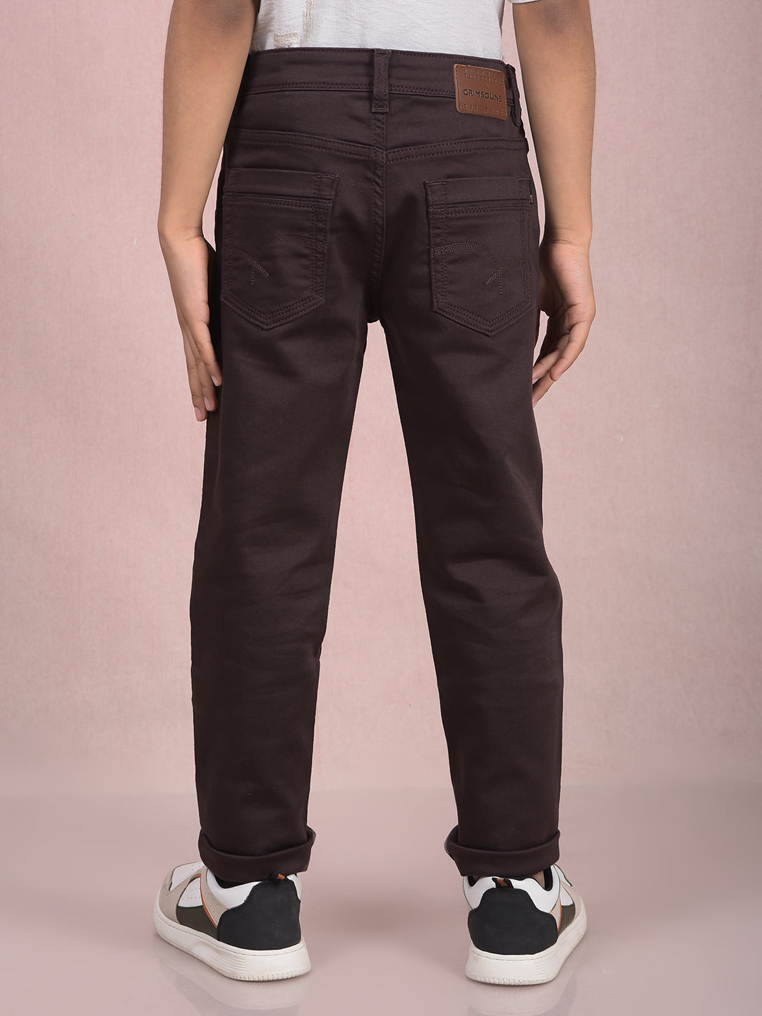 Brown Jeans-Boys Jeans-Crimsoune Club