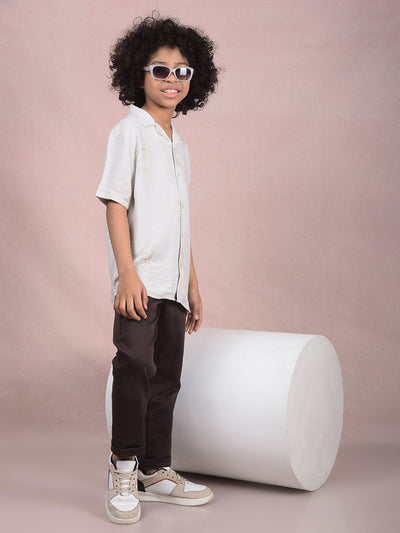 Brown Jeans-Boys Jeans-Crimsoune Club
