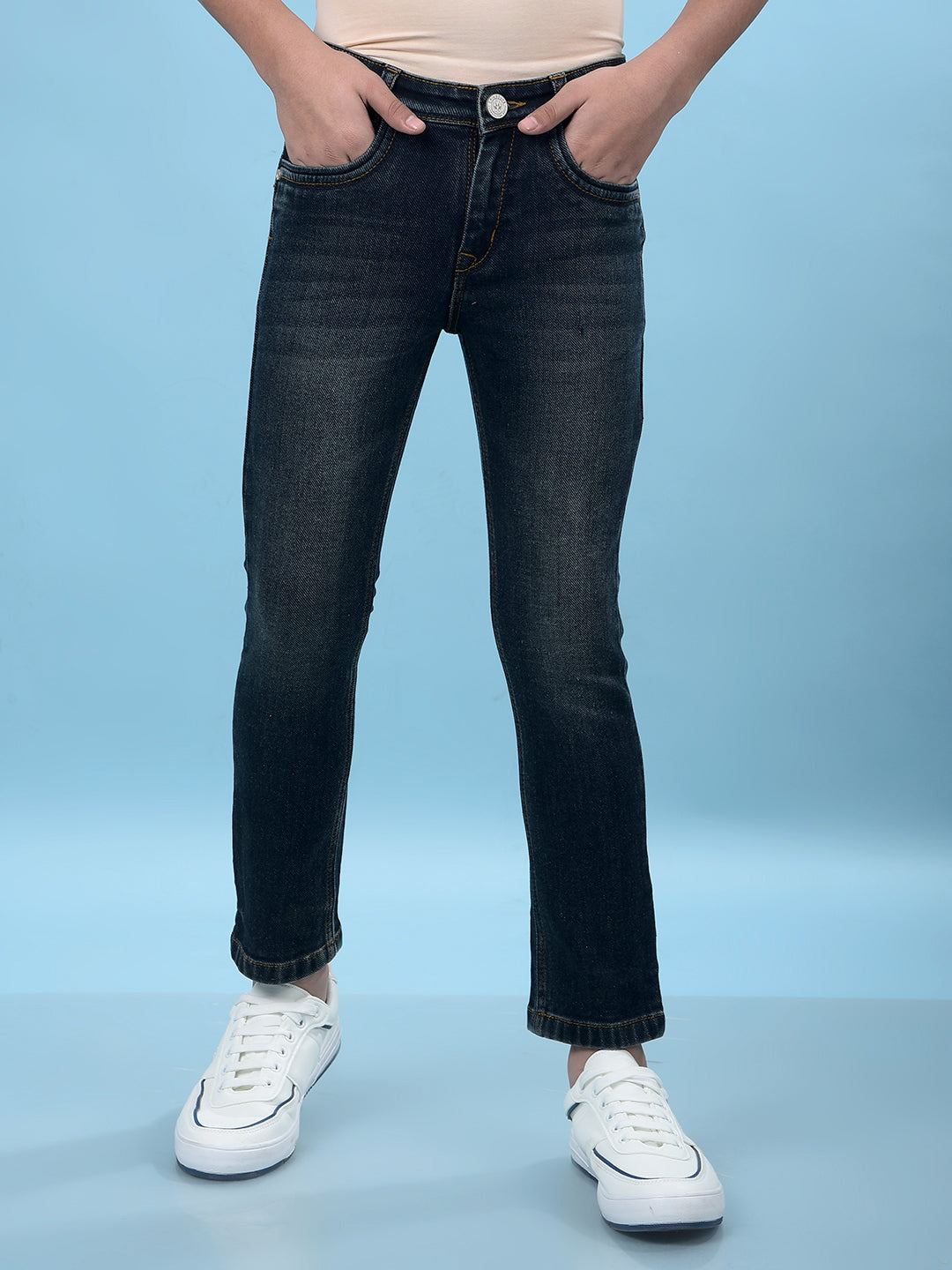 Versatile Blue Denim Jeans-Boys Jeans-Crimsoune Club
