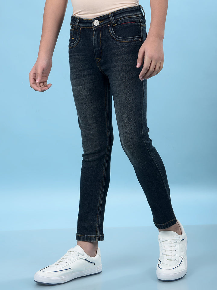 Versatile Blue Denim Jeans-Boys Jeans-Crimsoune Club