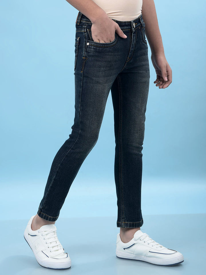 Versatile Blue Denim Jeans-Boys Jeans-Crimsoune Club