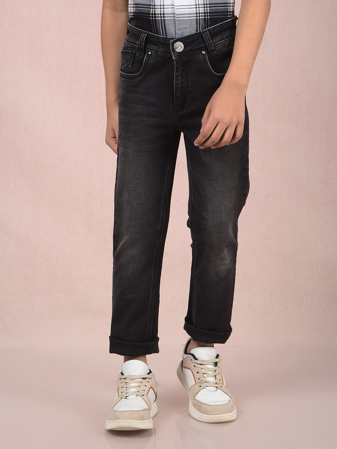 Black Jeans-Boys Jeans-Crimsoune Club