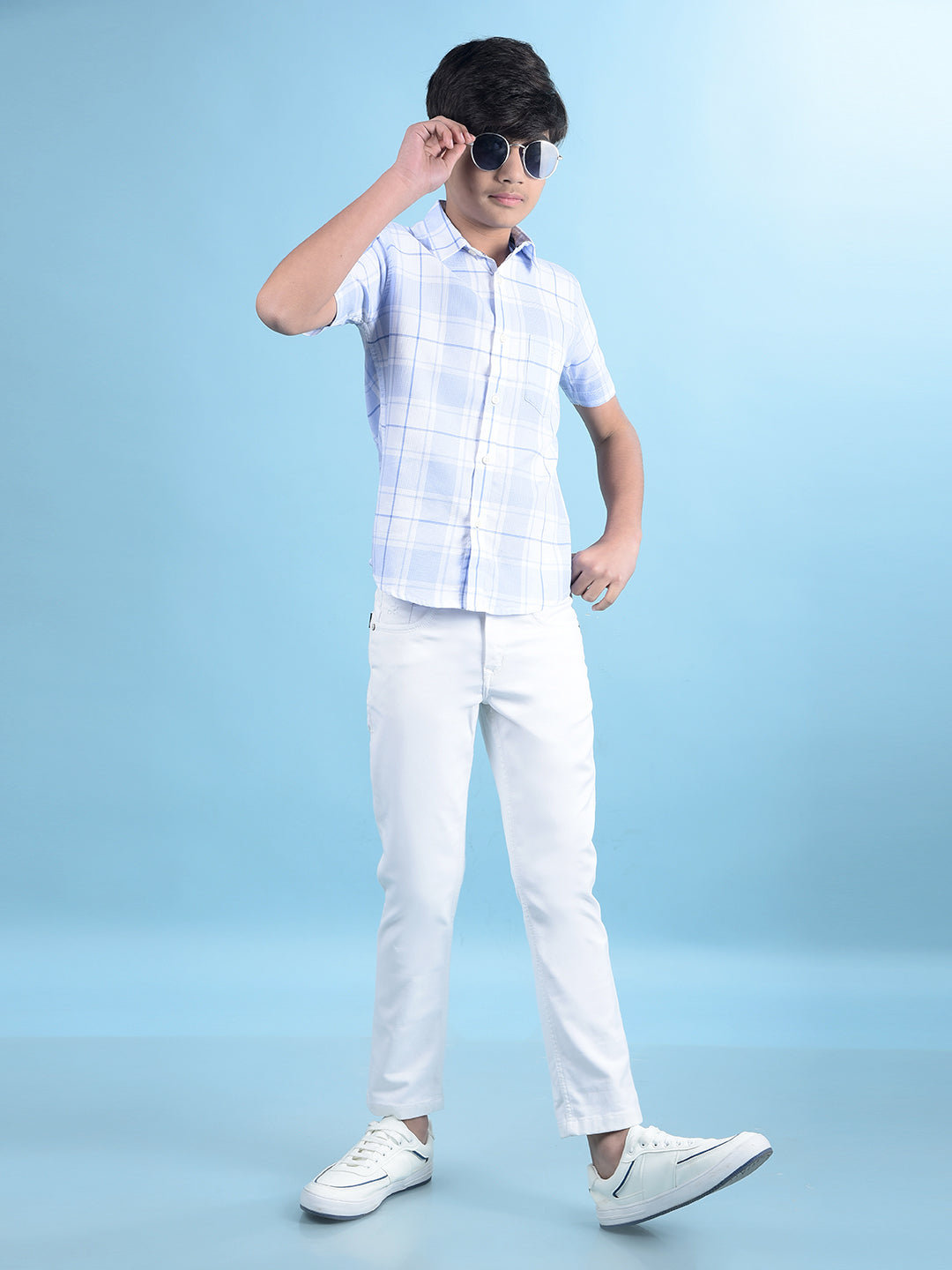 Crisp White Denim Jeans-Boys Jeans-Crimsoune Club