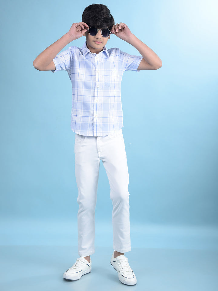 Crisp White Denim Jeans-Boys Jeans-Crimsoune Club