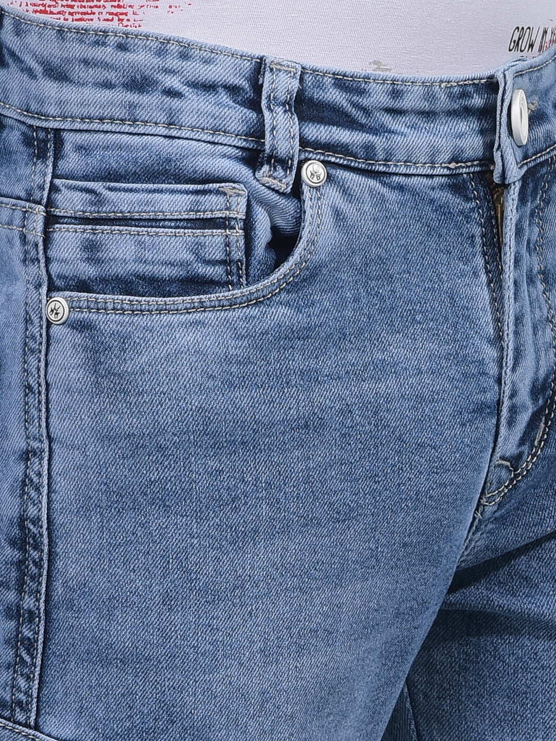 Blue Cargo Jeans-Boys Jeans-Crimsoune Club