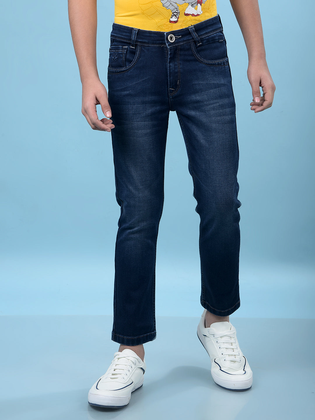 Versatile Blue Denim Jeans-Boys Jeans-Crimsoune Club