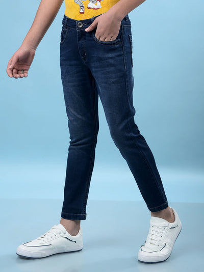Versatile Blue Denim Jeans-Boys Jeans-Crimsoune Club