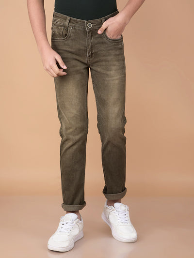 Beige Jeans-Boys Jeans-Crimsoune Club