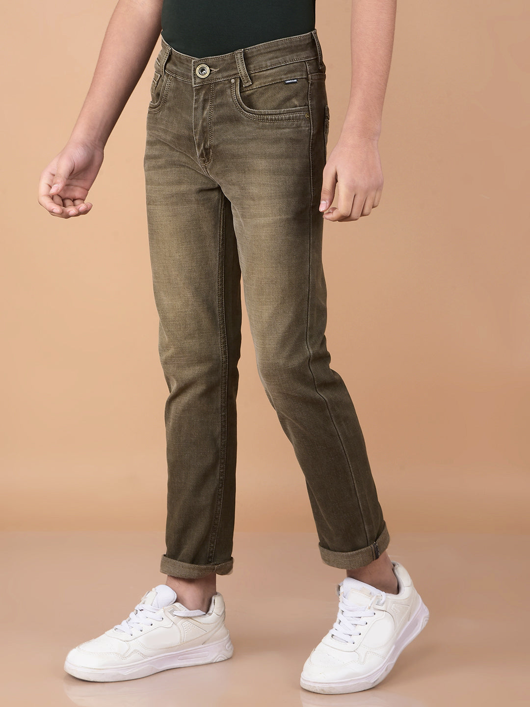 Beige Jeans-Boys Jeans-Crimsoune Club