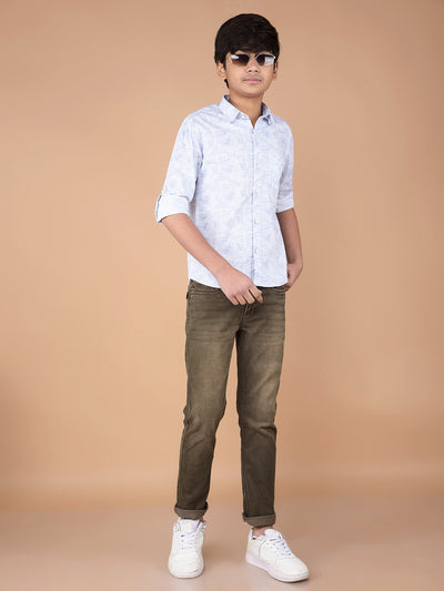 Beige Jeans-Boys Jeans-Crimsoune Club