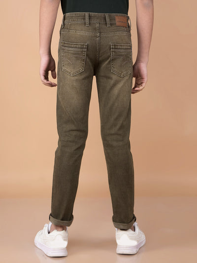 Beige Jeans-Boys Jeans-Crimsoune Club