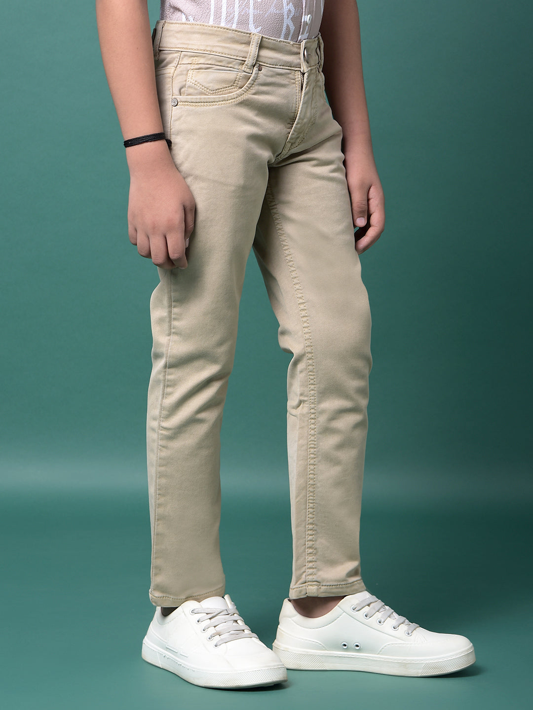 Beige Jeans-Boys Jeans-Crimsoune Club