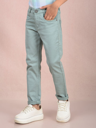 Green Jeans-Boys Jeans-Crimsoune Club