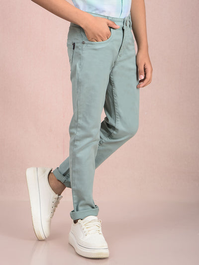 Green Jeans-Boys Jeans-Crimsoune Club