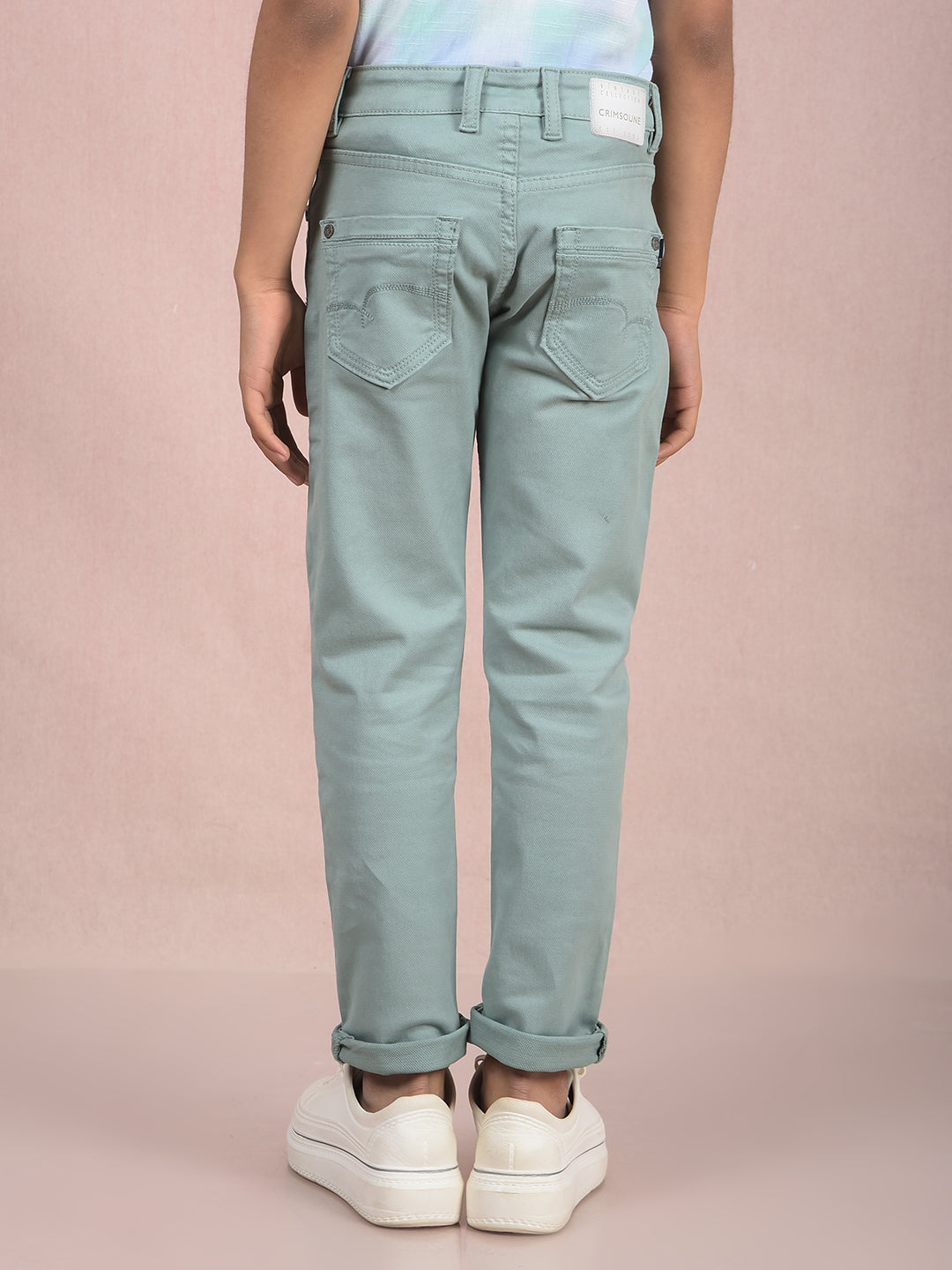 Green Jeans-Boys Jeans-Crimsoune Club